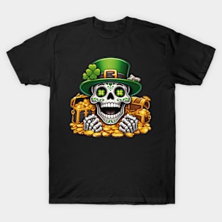 St Patrick's Day - Lucky Bones T-Shirt